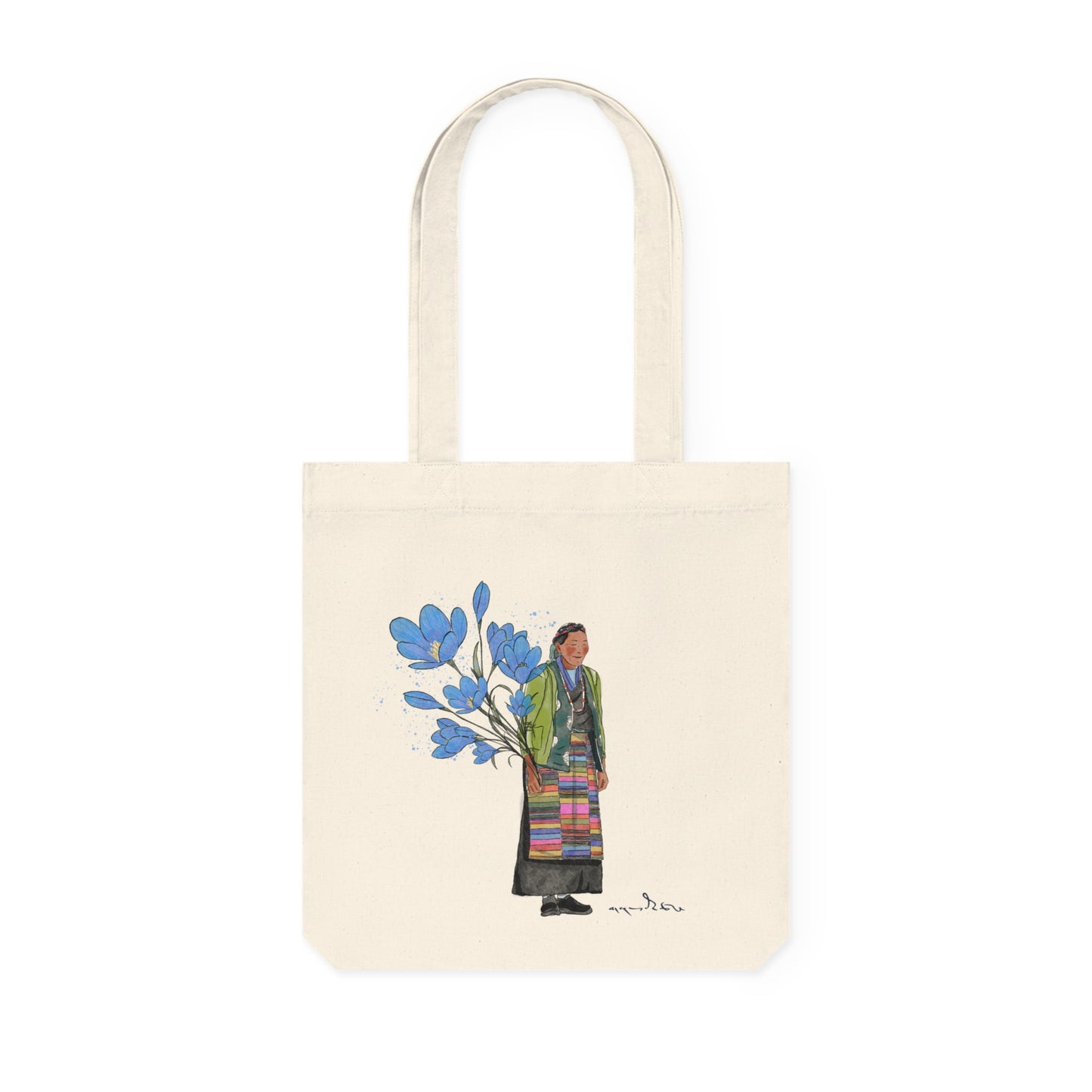Blooming Joy Woven Tote Bag