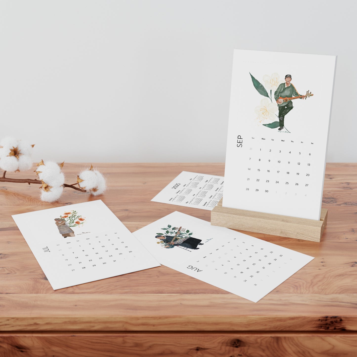 Bloom Series Desk Calendar (2024)