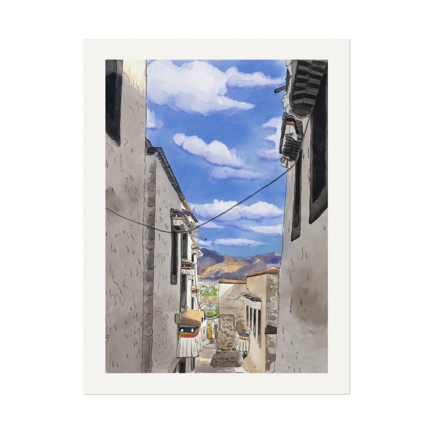 The Sky Art Print