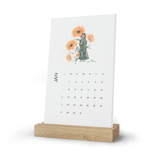 Bloom Series Desk Calendar (2024)