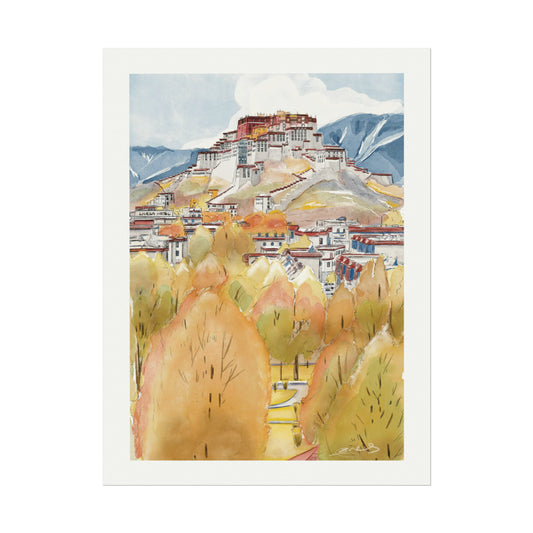 Autumn Palace Art Print