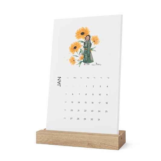 Bloom Series Desk Calendar (2024)